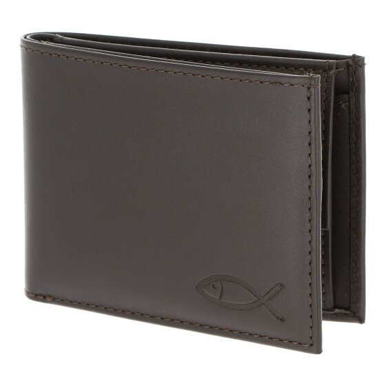 oxmox Leather Geldbörse RFID Schutz Leder 11 cm