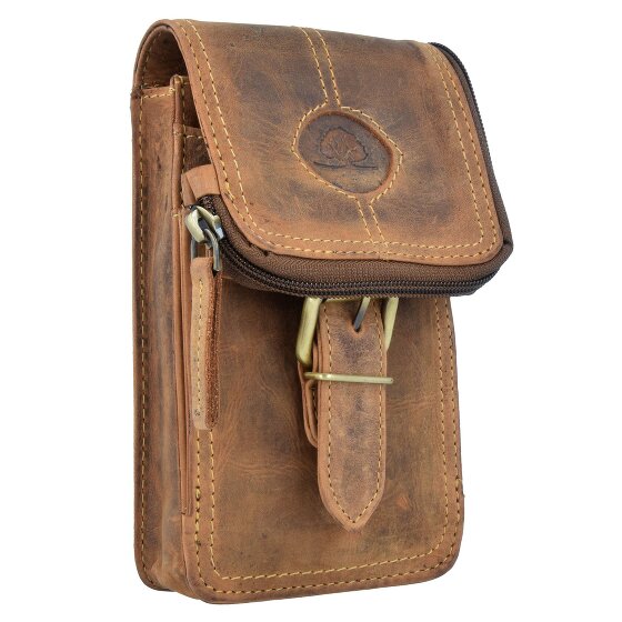 Greenburry Vintage Gürteltasche Leder 10 cm