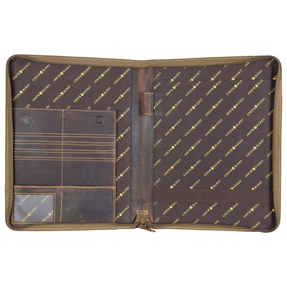 Greenburry Vintage Ringmappe Leder 26 cm