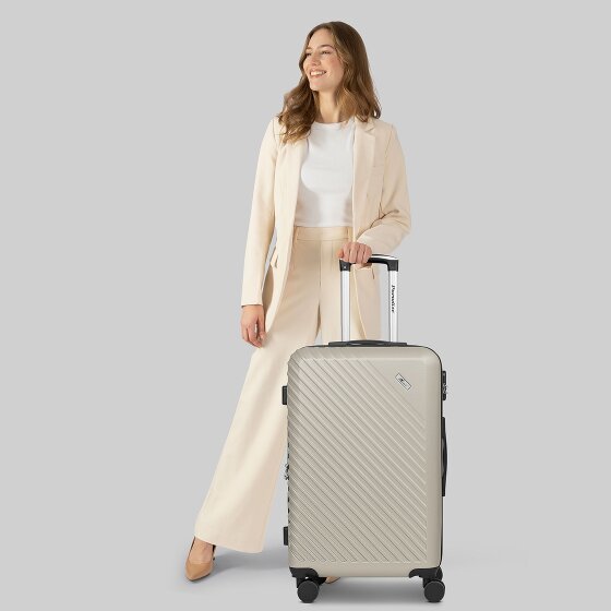 Check.In Paradise 2.0 4 Rollen Trolley M 68 cm mit Dehnfalte