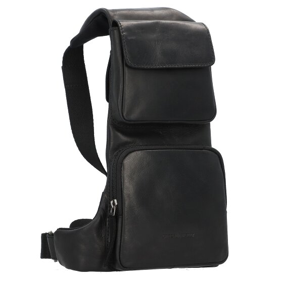 Greenburry Pure Black Umhängetasche Leder 16 cm