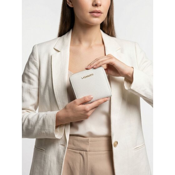 Lazarotti Bologna Leather Medium Zip-Around Geldbörse Leder 10 cm