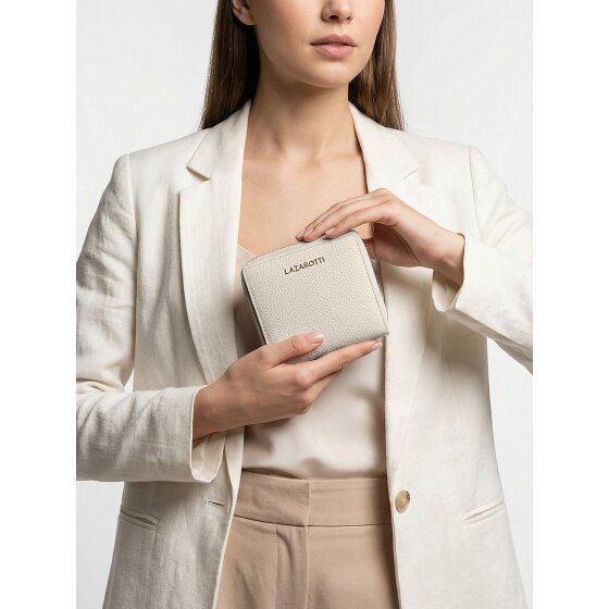 Lazarotti Bologna Leather Medium Zip-Around Geldbörse Leder 10 cm