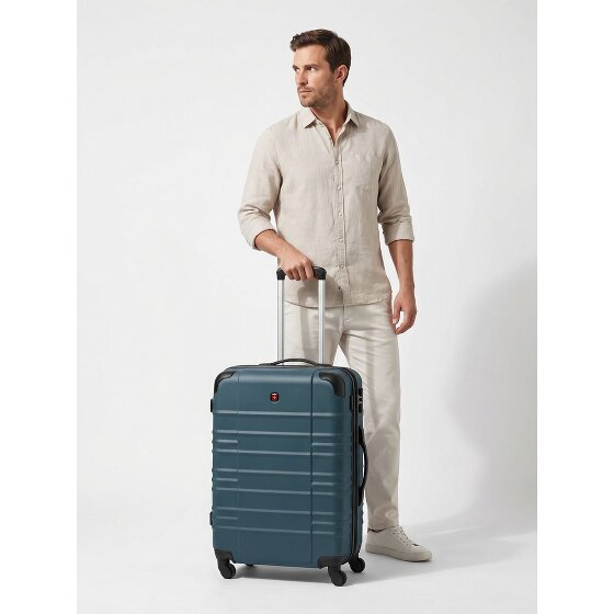 Wenger Amplar Evo 4 Rollen Trolley M 65 cm mit Dehnfalte