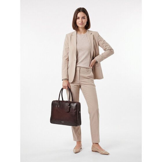 Burkely Ledger Aktentasche Leder 40 cm Laptopfach
