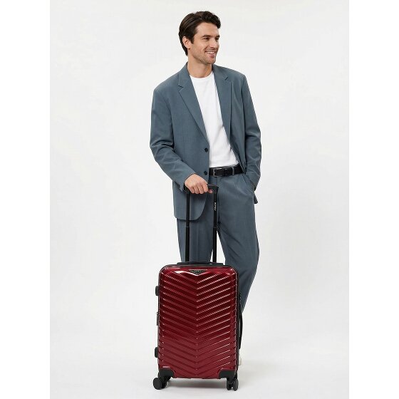 Redolz Essentials 18 4 Rollen Kabinentrolley 55 cm mit Dehnfalte