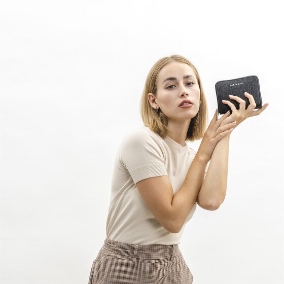 Lazarotti Milano Leather Geldbörse Leder 13,5 cm