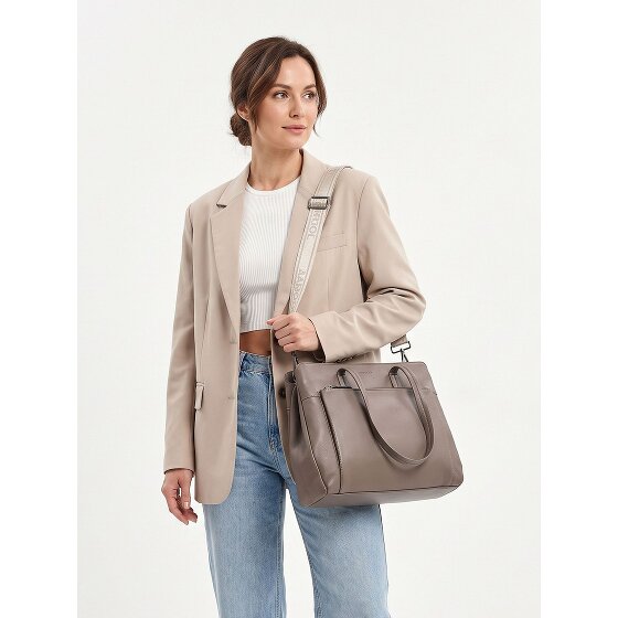 Harbour 2nd Just Pure Schultertasche Leder 38 cm Laptopfach