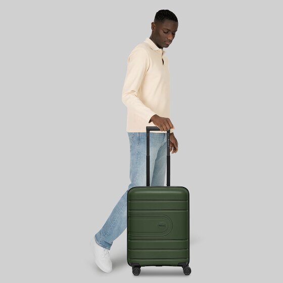 Redolz Essentials 11 4 Rollen Kabinentrolley 55 cm mit Dehnfalte