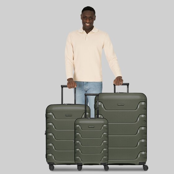 Smartbox Edition 01 4 Rollen Kofferset 3-teilig mit Dehnfalte