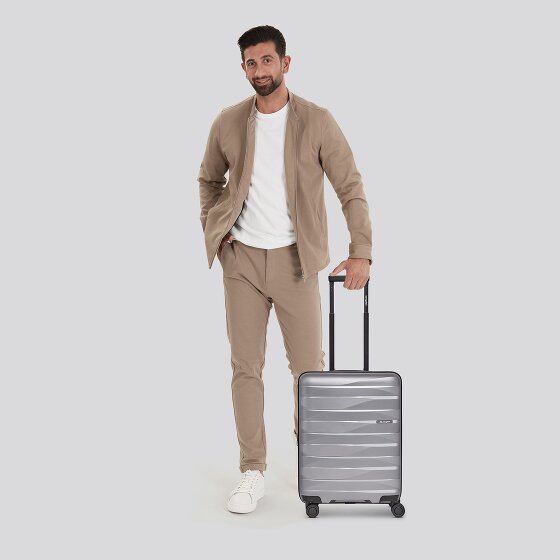 Bergpfeil Travel 4 Rollen Kabinentrolley S 55 cm mit Dehnfalte