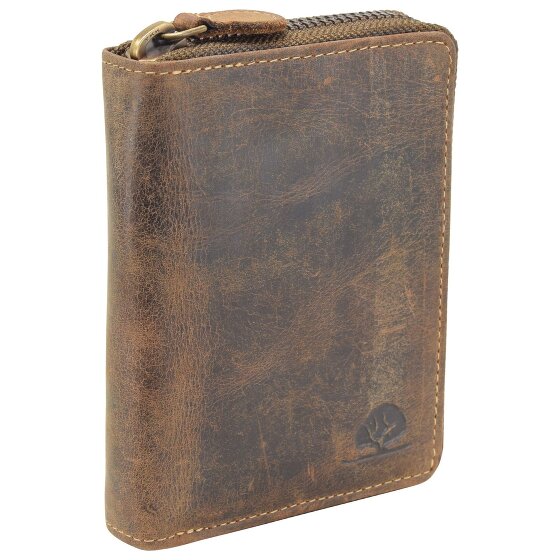 Greenburry Vintage Geldbörse Leder 3 cm