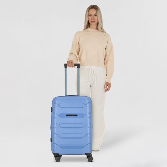 Polestream Strz by Asteroid 4 Rollen Trolley M 64 cm mit Dehnfalte