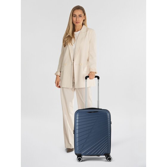 Benzi 5808 4 Rollen Kabinentrolley 55 cm mit Dehnfalte