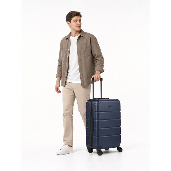 Police Dublin 4 Rollen Trolley M 64 cm mit Dehnfalte