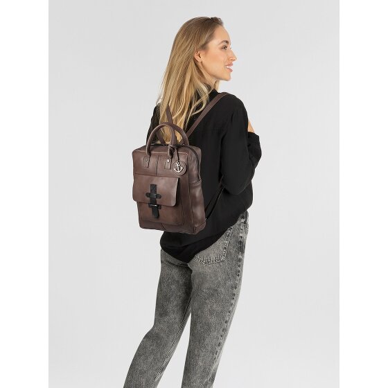 Harbour 2nd Urban Poets Handtasche Leder 23 cm Laptopfach