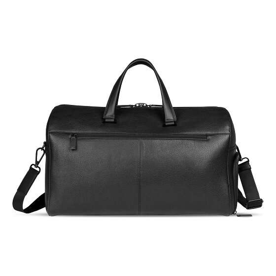 Bugatti Black Weekender Reisetasche Leder 50 cm