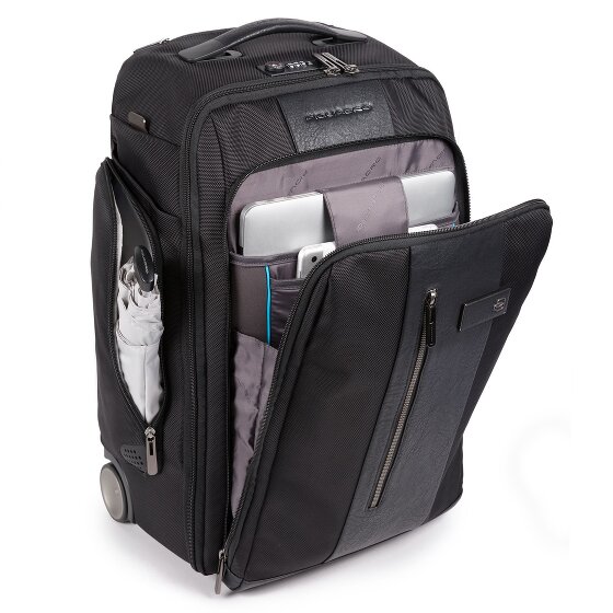 Piquadro Brief 2-Rollen Rucksacktrolley 53 cm Laptopfach