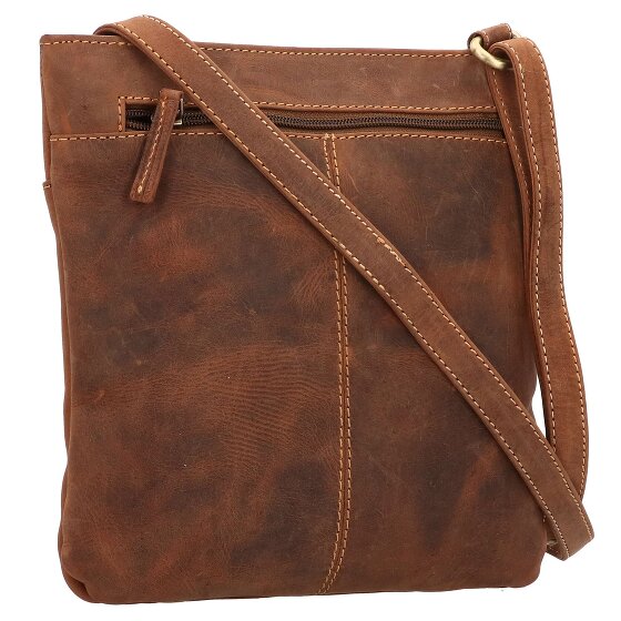 Greenburry Vintage Umhängetasche Leder 23 cm