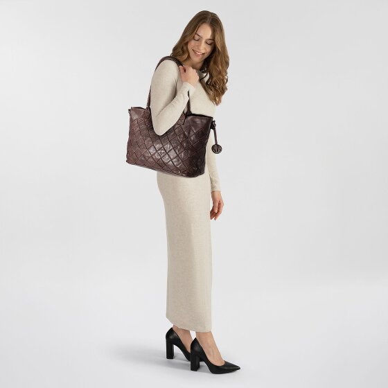 Harbour 2nd Leontina Schultertasche Leder 40 cm