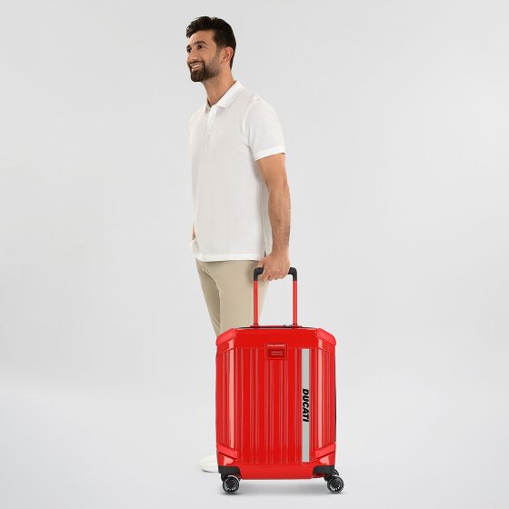 Piquadro Piquadro x Ducati 4 Rollen Kabinentrolley 55 cm