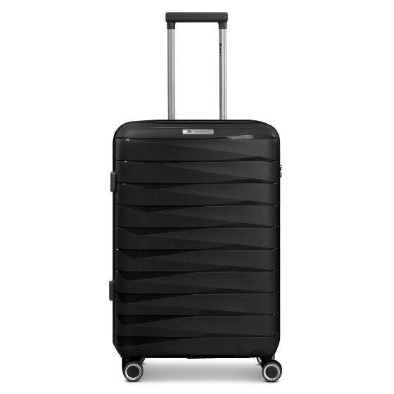 Franky London 4 Rollen Trolley M 65 cm mit Dehnfalte