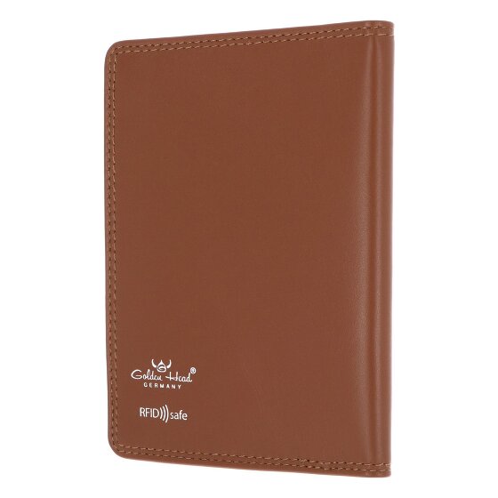 Golden Head Polo Ausweisetui RFID Leder 9 cm