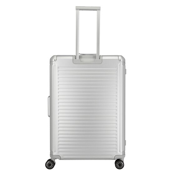 Travelite Next 4-Rollen Trolley Aluminium 77 cm