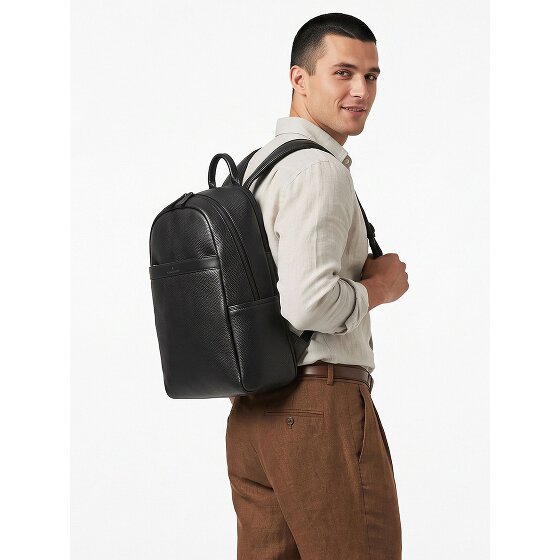 Castelijn & Beerens Lou Daypack RFID Schutz Leder 43 cm Laptopfach