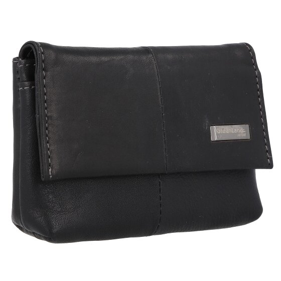 Greenland Nature Black Nappa Schlüsseletui RFID Leder 11,5 cm