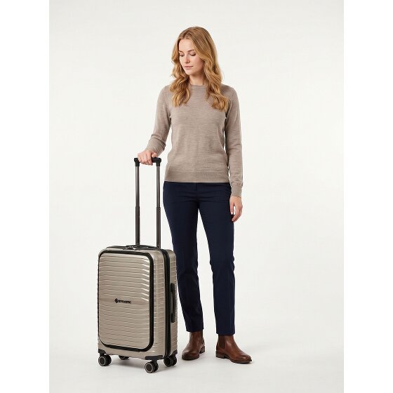 Stratic Bright + 4 Rollen Kabinentrolley 55 cm Laptopfach