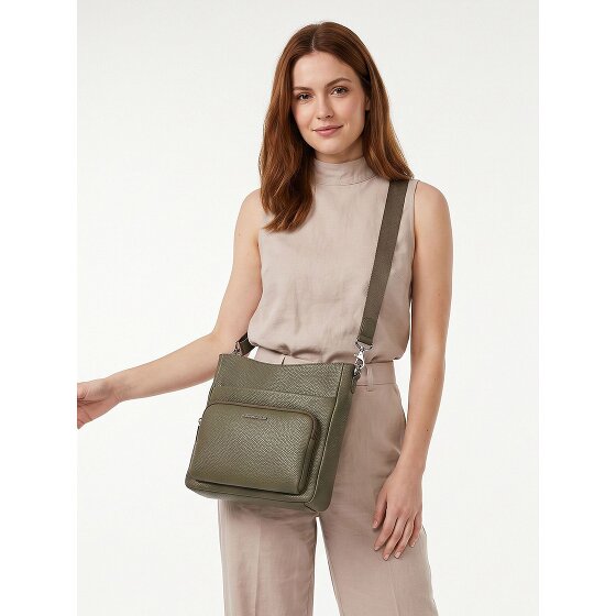 Mandarina Duck Mellow Leather Umhängetasche Leder 30 cm