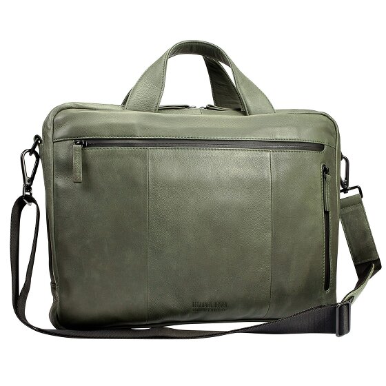 Leonhard Heyden Den Haag Aktentasche Leder 40 cm Laptopfach
