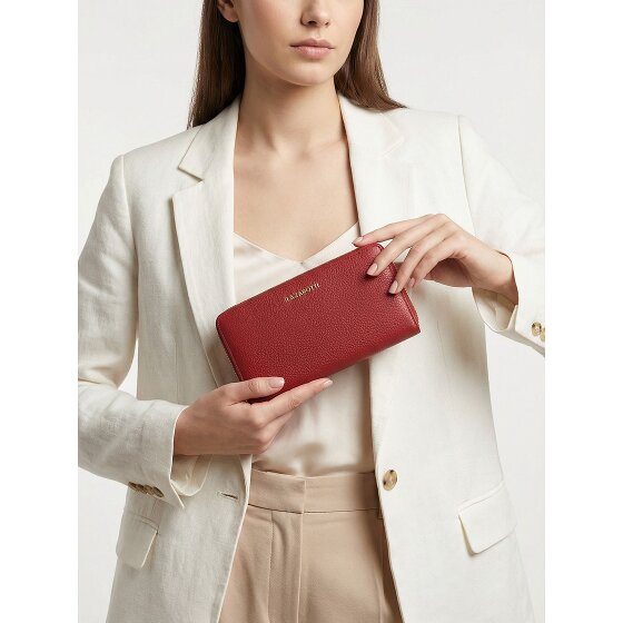 Lazarotti Bologna Leather XL Zip-Around Geldbörse Leder 19 cm