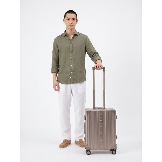 Aleon Traveler Domestic 4-Rollen Kabinentrolley Aluminium 55 cm