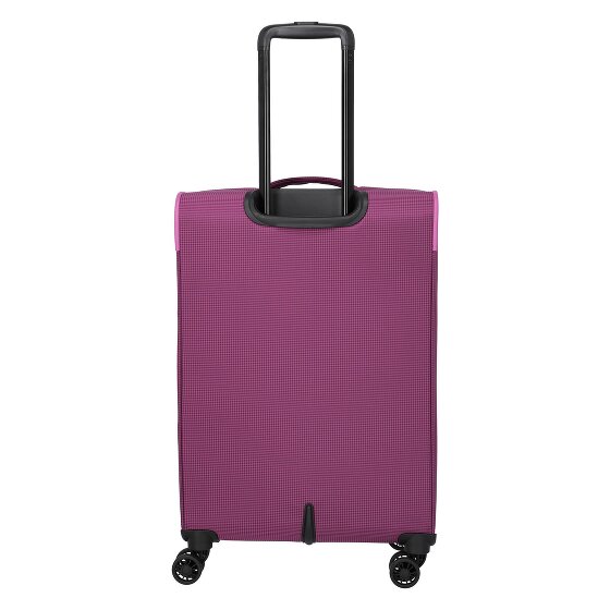 Travelite Corsiica 4 Rollen Trolley M 67 cm mit Dehnfalte