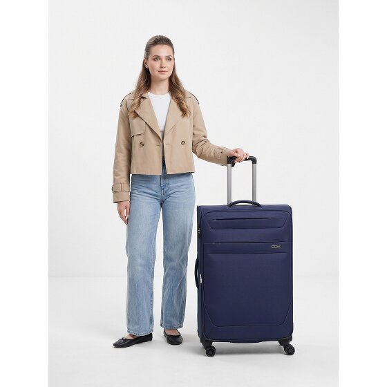 Worldpack Chicago 4 Rollen Trolley L 78 cm mit Dehnfalte