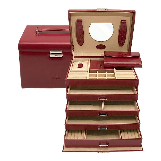 Windrose Merino Schmuckkasten 26 cm