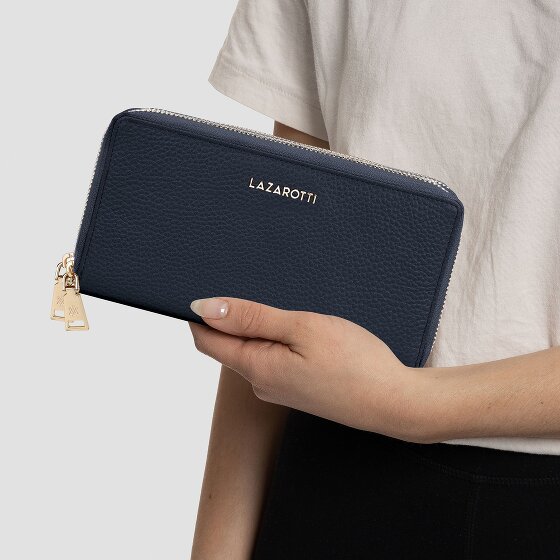 Lazarotti Bologna Leather Geldbörse RFID Schutz Leder 20 cm