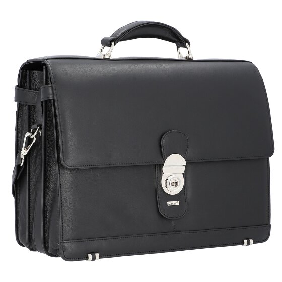 Alassio Monza Aktentasche Leder 38 cm Laptopfach