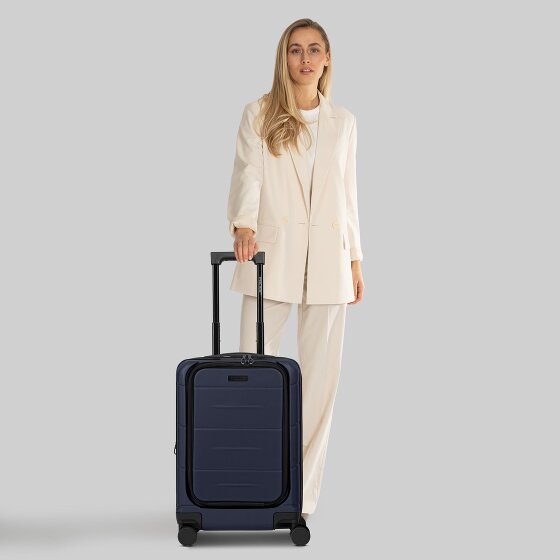 Police London 4 Rollen Kabinentrolley 55 cm Laptopfach mit Dehnfalte