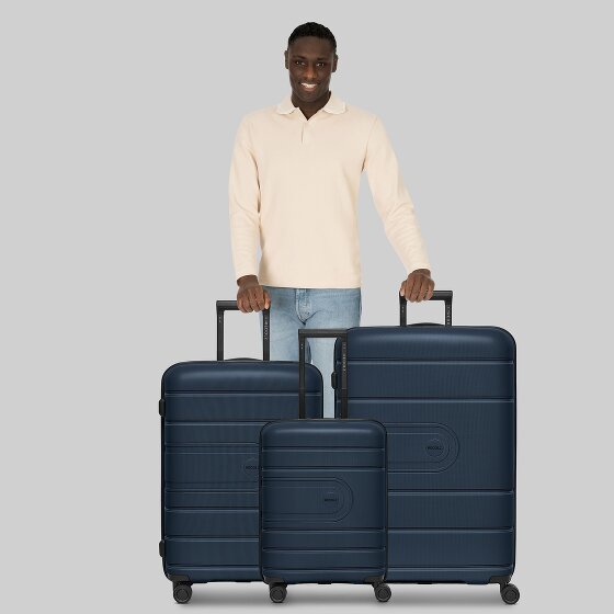 Redolz Essentials 11 4 Rollen Kofferset 3-teilig mit Dehnfalte