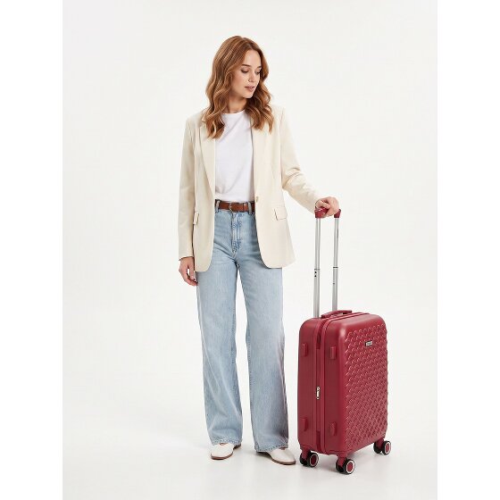 Benzi 5823 4 Rollen Kabinentrolley S 53 cm mit Dehnfalte
