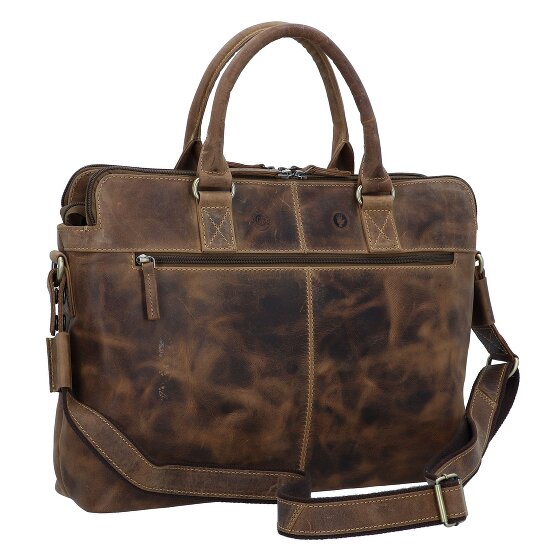 Greenburry Vintage Shopper Tasche Leder 40 cm