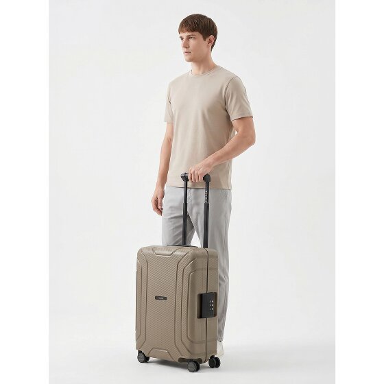 Redolz Essentials 15 4-Rollen Kabinentrolley 55 cm mit Dreipunkt-Verschluss