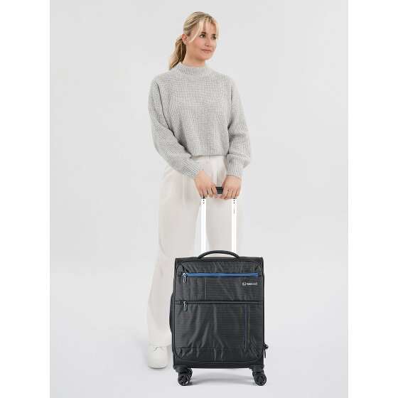 Benzi 5825 4 Rollen Kabinentrolley 55 cm mit Dehnfalte