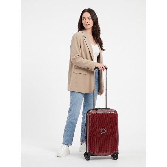 Delsey Paris Helium Ultimate 4 Rollen Kabinentrolley 55 cm mit Dehnfalte