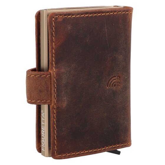 Greenburry Vintage Geldbörse RFID Schutz Leder 7.5 cm