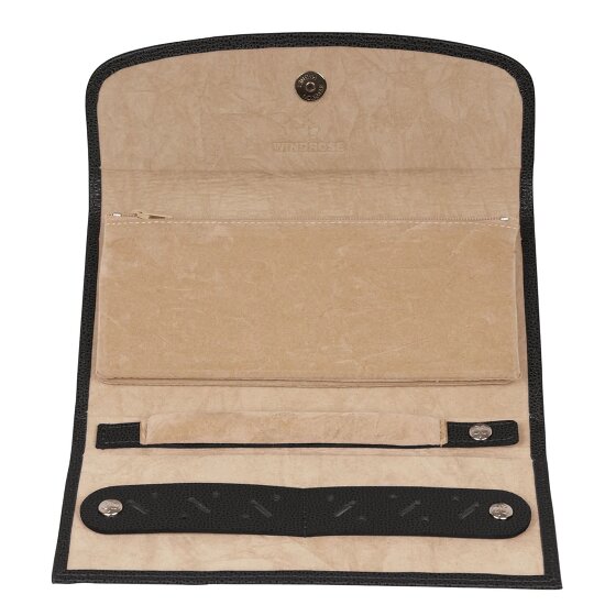 Windrose Beluga Schmuckkasten Leder 20 cm