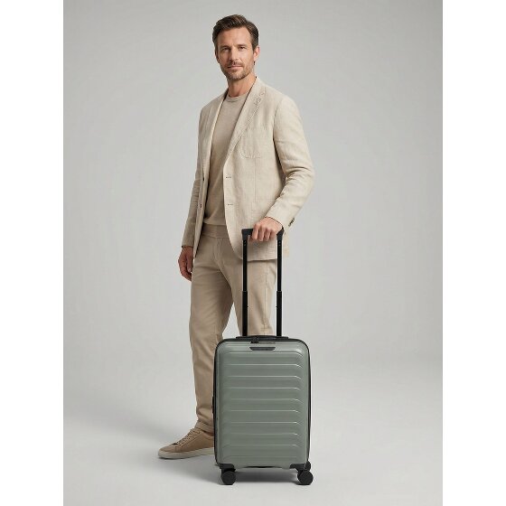 d&n Toronto 4 Rollen Kabinentrolley S 54 cm mit Dehnfalte